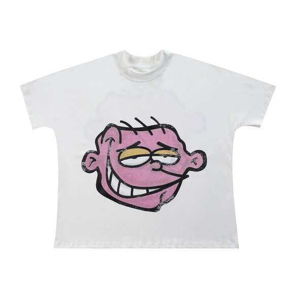 Billionaire Studios Funky Expose Pink Cartoon Face Tee